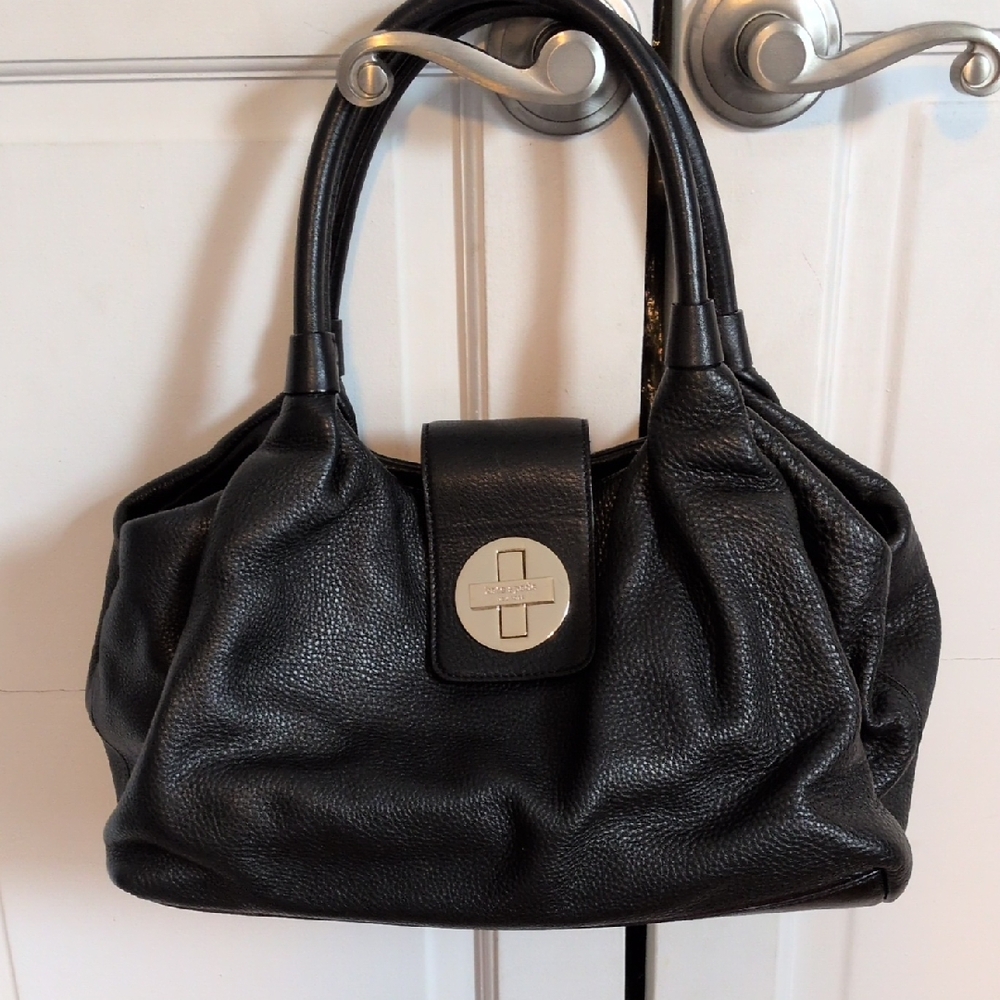 Black Leather Handbag